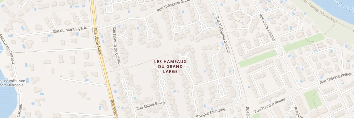 Plan du 64 Rue Prosper Mérimée à Meyzieu