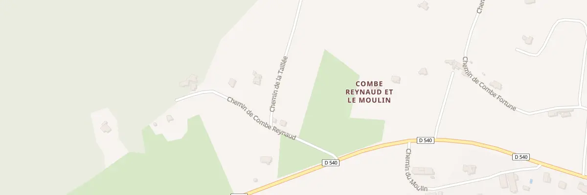 Plan du 110 Che de Combe Reynaud au Poët-Laval