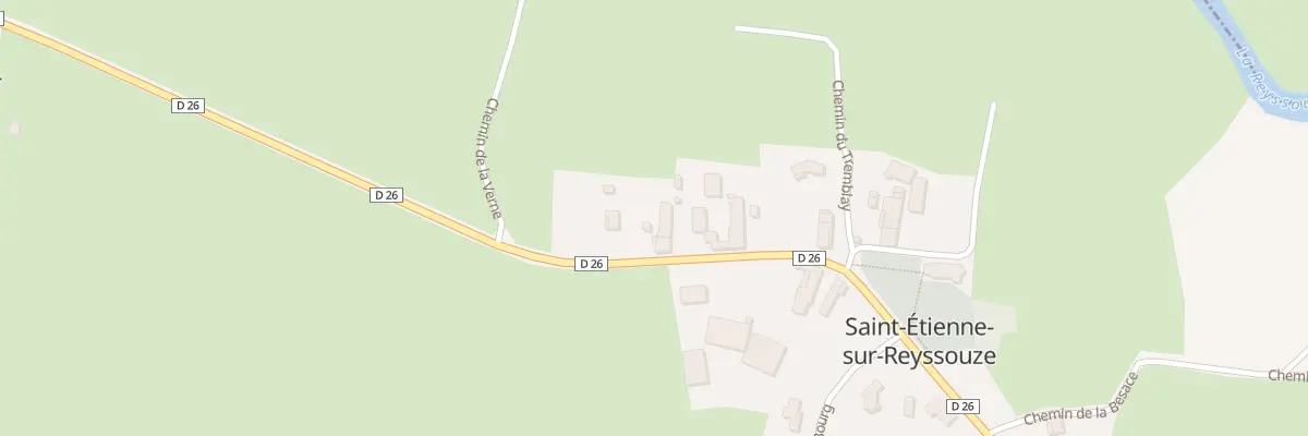 Plan du 494 Rte de Pont de Vaux à Saint-Étienne-sur-Reyssouze