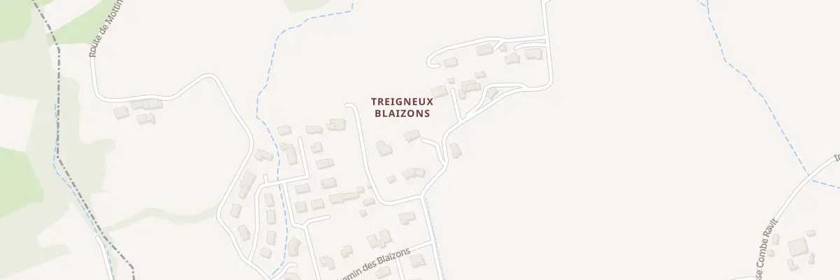 Plan du 555 Rte de Treigneux à Hauterives
