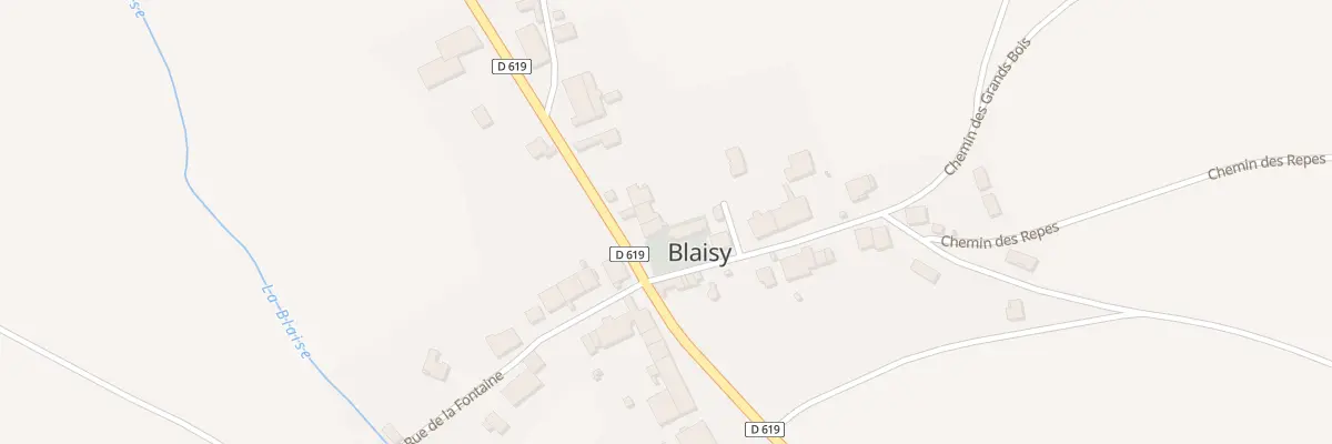 Plan du 4 Rte de Chaumont à Blaisy