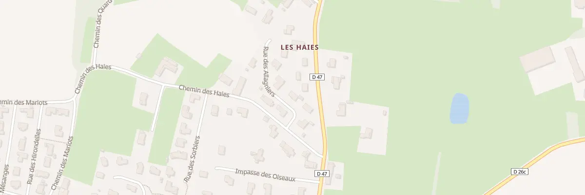 Plan du 40 Rue des Allagniers à Vonnas