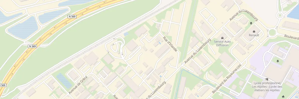 Plan du 211 Rue d’Irlande à Miramas