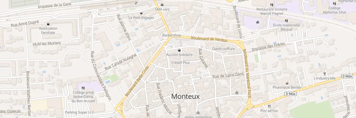 Plan du 3 Rue du Comtat Venaissin à Monteux