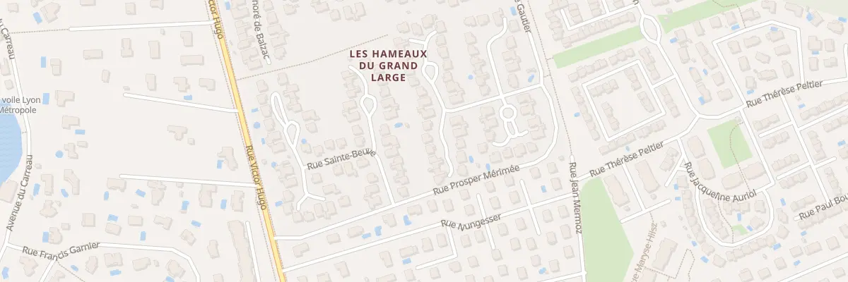 Plan du 46 Rue Prosper Mérimée à Meyzieu