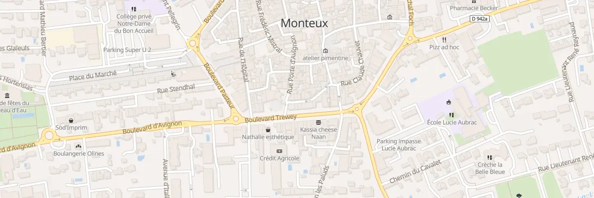 Plan du 16 Rue Rosa Bordas à Monteux