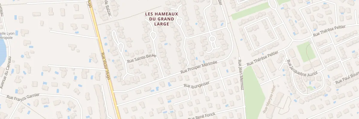 Plan du 42 Rue Prosper Mérimée à Meyzieu
