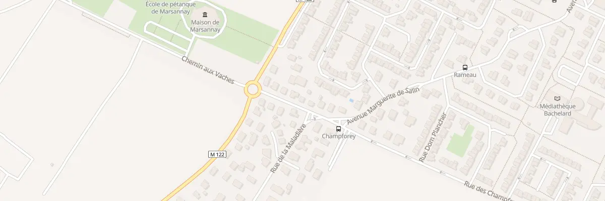 Plan du 9 Rue des Champforey à Marsannay-la-Côte