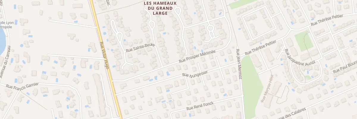 Plan du 36 Rue Prosper Mérimée à Meyzieu