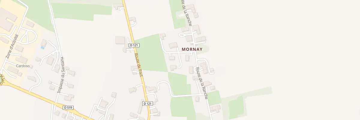 Plan du 341 Rte La Ranche à Lapeyrouse-Mornay