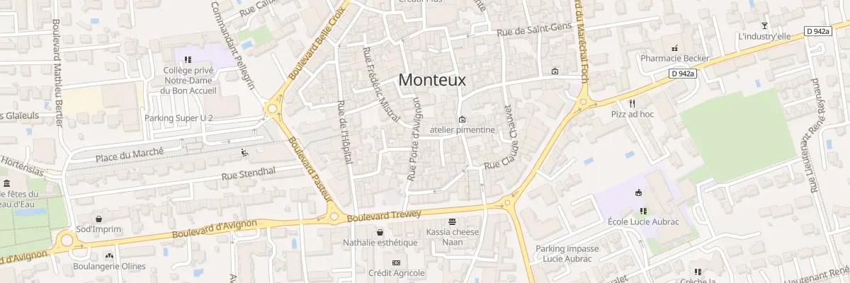 Plan du 15 Rue Louis Vergier à Monteux