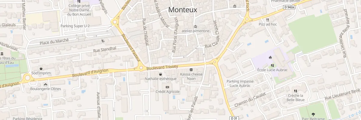 Plan du 7 Rue Rosa Bordas à Monteux