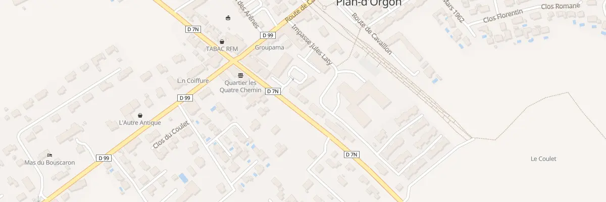 Plan du 129 Rte de Marseille à Plan-d’Orgon