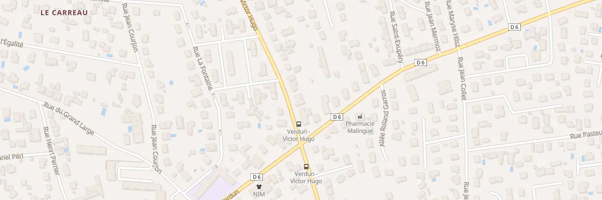 Plan du 4 Rue Victor Hugo à Meyzieu