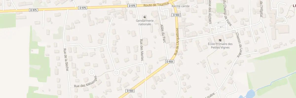 Plan du 50 Rue des Merles à Cuisery