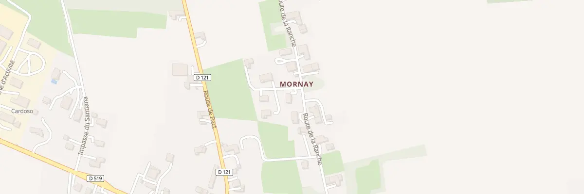 Plan du 335 Rte La Ranche à Lapeyrouse-Mornay
