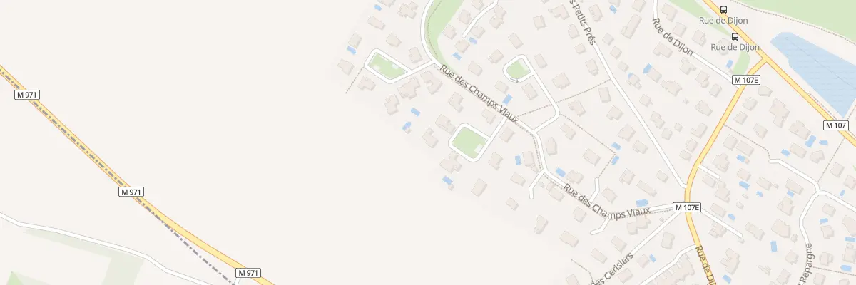 Plan du 29 Rue des Champs Viaux à Daix