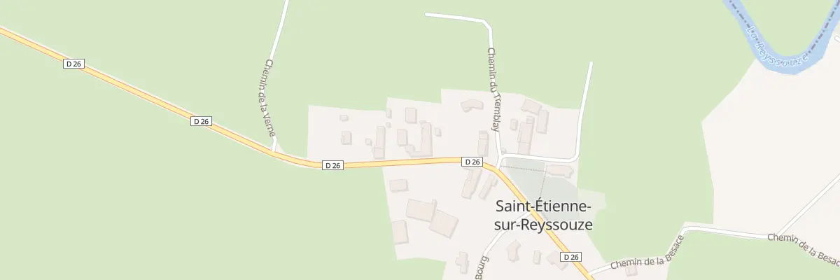 Plan du 430 Rte de Pont de Vaux à Saint-Étienne-sur-Reyssouze