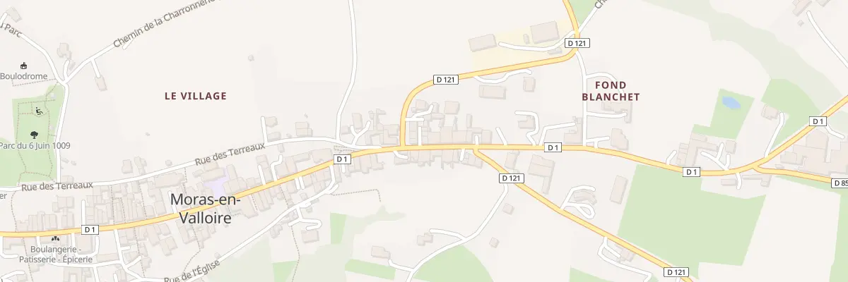 Plan du 89 Rue Maurice Savin à Moras-en-Valloire