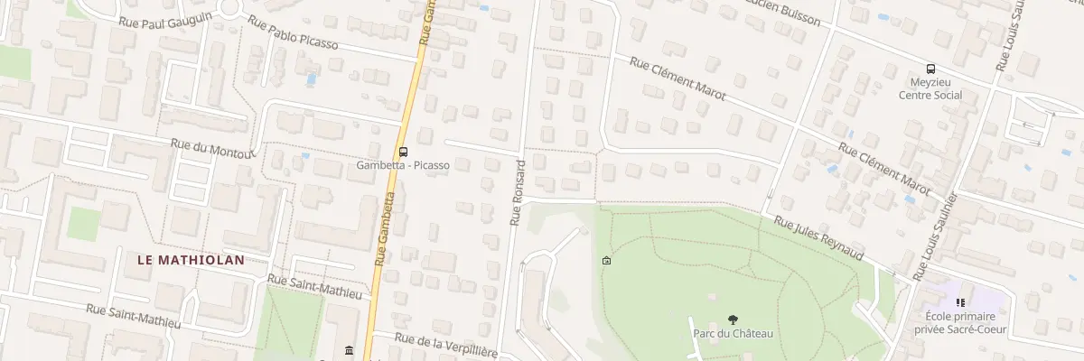 Plan du 15 Rue Ronsard à Meyzieu