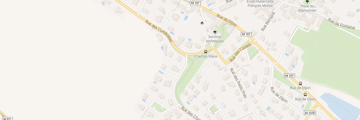 Plan du 63 Rue des Champs Viaux à Daix