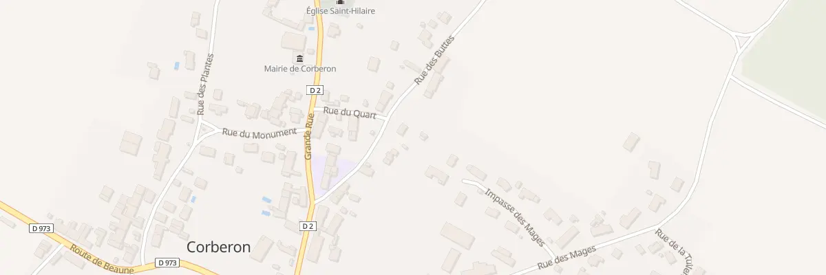 Plan du 6 Rue des Buttes à Corberon