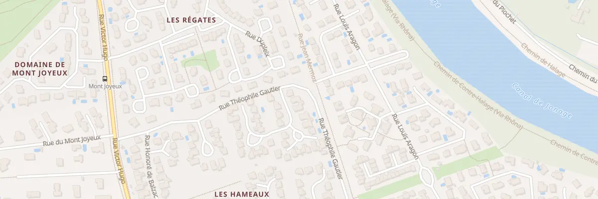 Plan du 4 Rue Théophile Gautier à Meyzieu