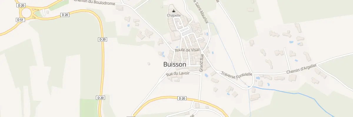 Plan du 9001 Le Village à Buisson