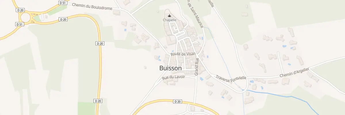 Plan du 5056 Le Village à Buisson