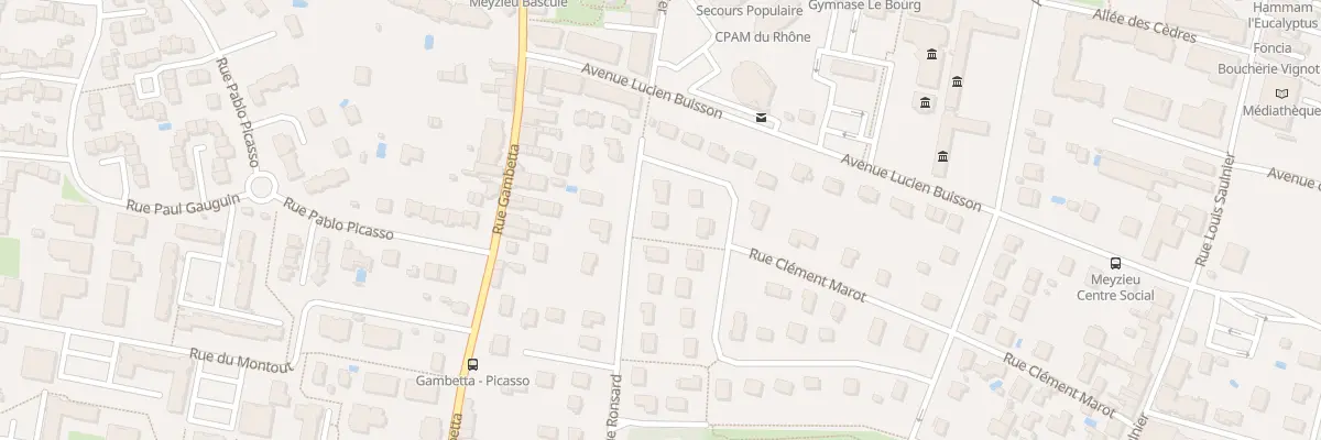 Plan du 3 Rue Ronsard à Meyzieu