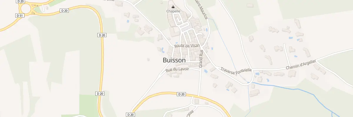 Plan du 5057 Le Village à Buisson
