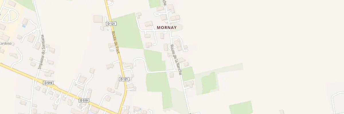 Plan du 233 Rte La Ranche à Lapeyrouse-Mornay