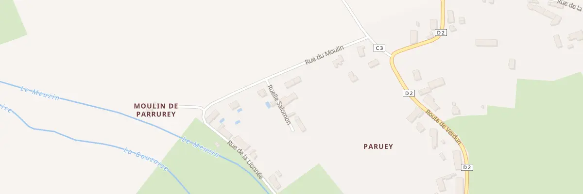 Plan du 7 Rue du Moulin à Corgengoux
