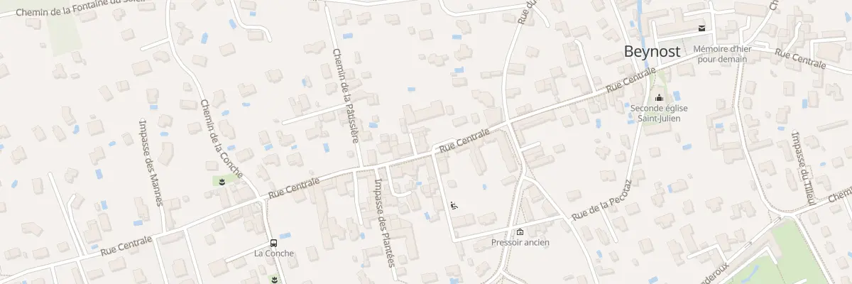 Plan du 656 Rue Centrale à Beynost