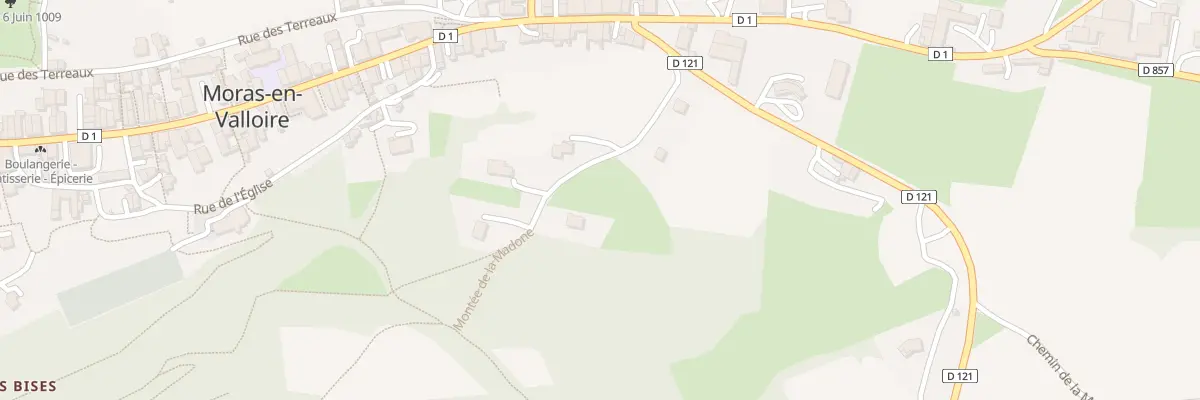 Plan de Mte de la Madone à Moras-en-Valloire