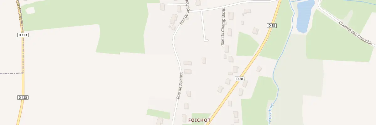 Plan du 17A Rue de Foichot à L’Abergement-Sainte-Colombe