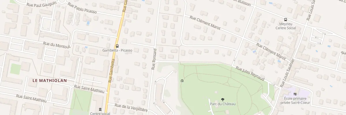 Plan du 17 Rue Ronsard à Meyzieu