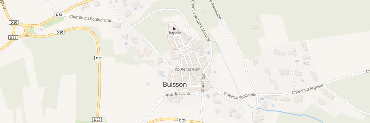 Plan du 9002 Le Village à Buisson