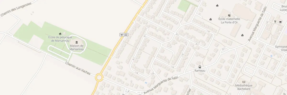 Plan du 30 Rue Lucien Dupont à Marsannay-la-Côte