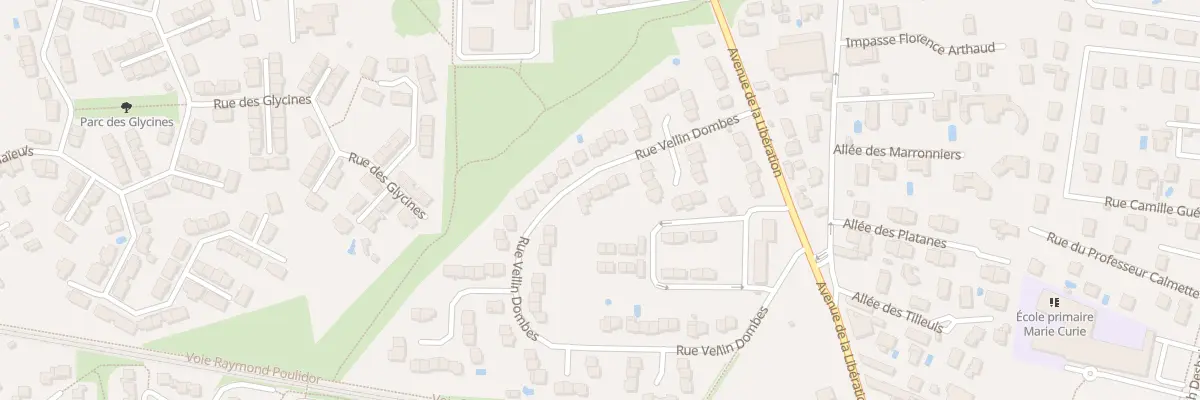 Plan du 29 Rue Vellin Dombes à Meyzieu