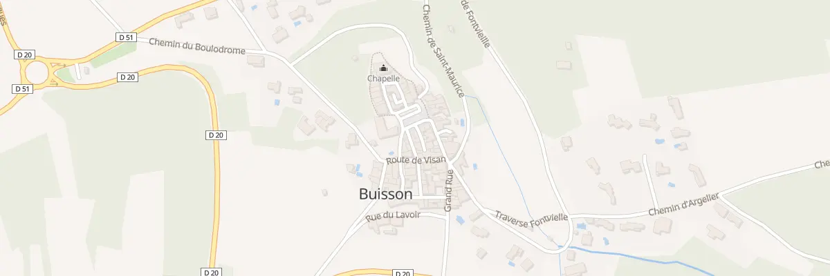 Plan du 5039 Le Village à Buisson