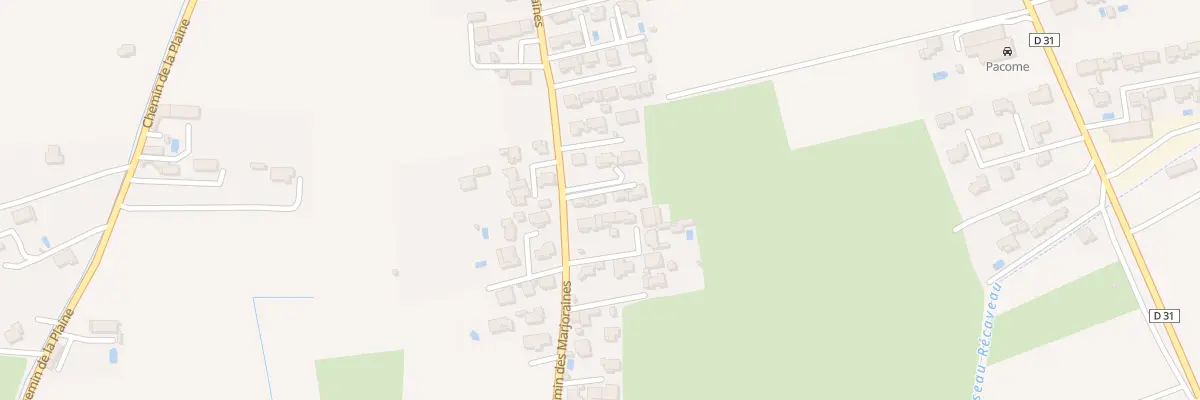 Plan du 9011F Che des Marjoraines à Monteux