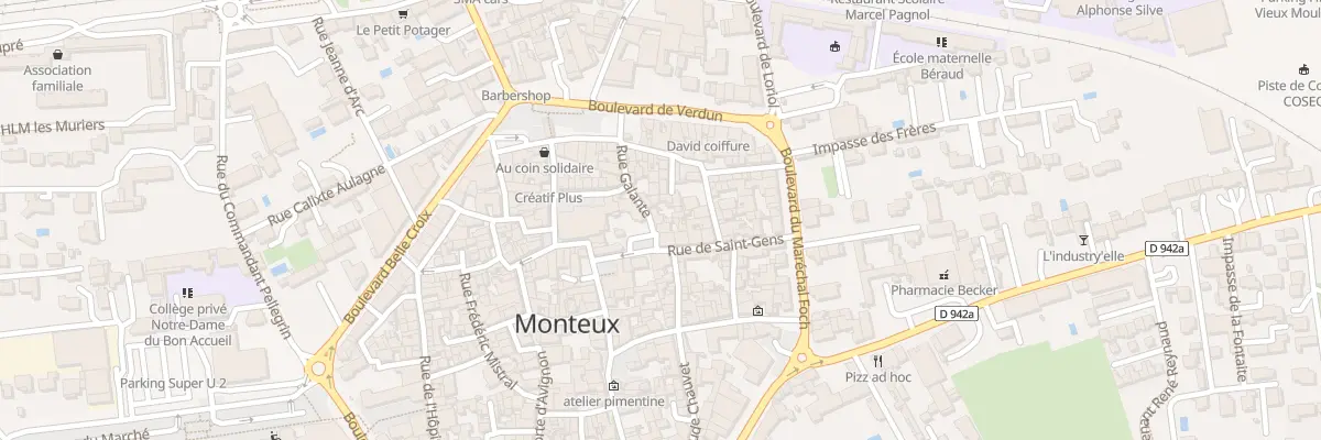 Plan du 25 Rue Galante à Monteux