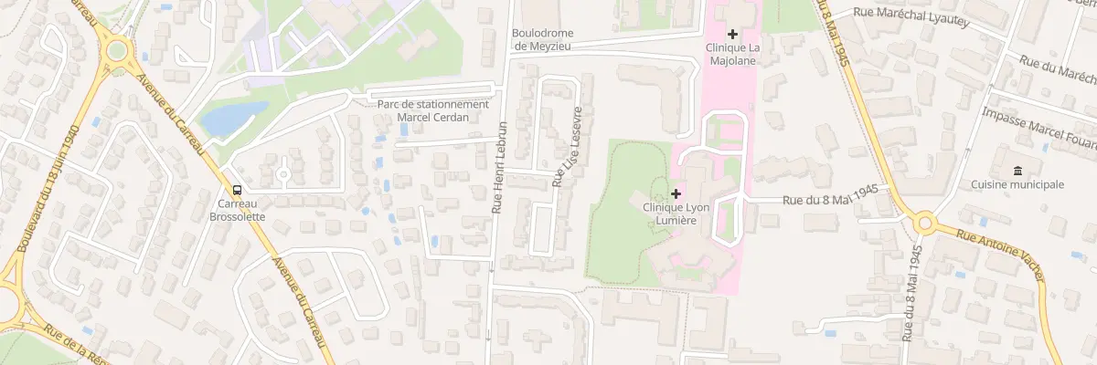 Plan du 74 Rue Lise Lesevre à Meyzieu