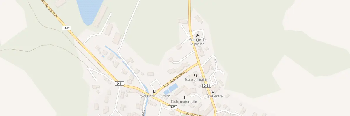 Plan du 185 Rue du Stade à Eyzin-Pinet