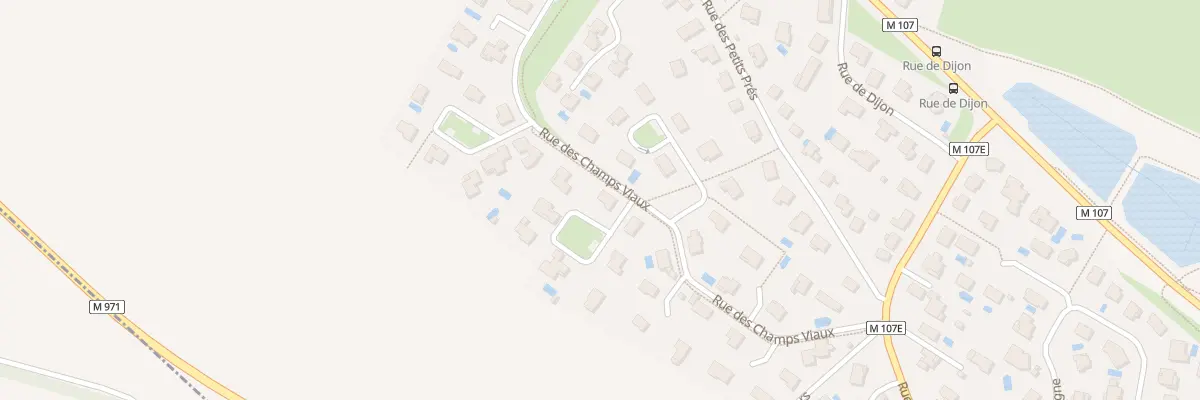 Plan du 35 Rue des Champs Viaux à Daix