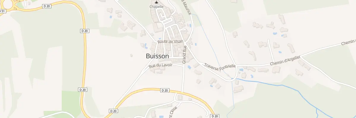 Plan du 5387 Le Village à Buisson
