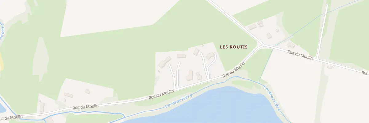 Plan du 36 Rue du Moulin à Baudrières