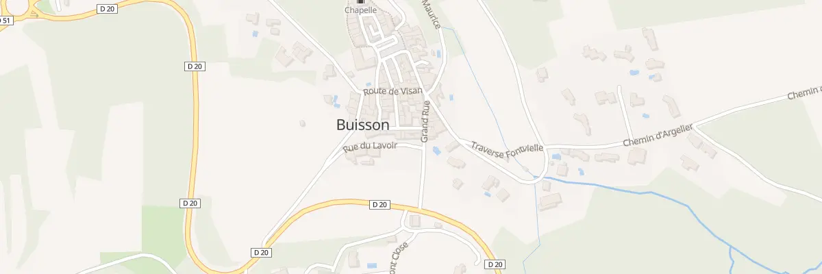 Plan du 5062 Le Village à Buisson