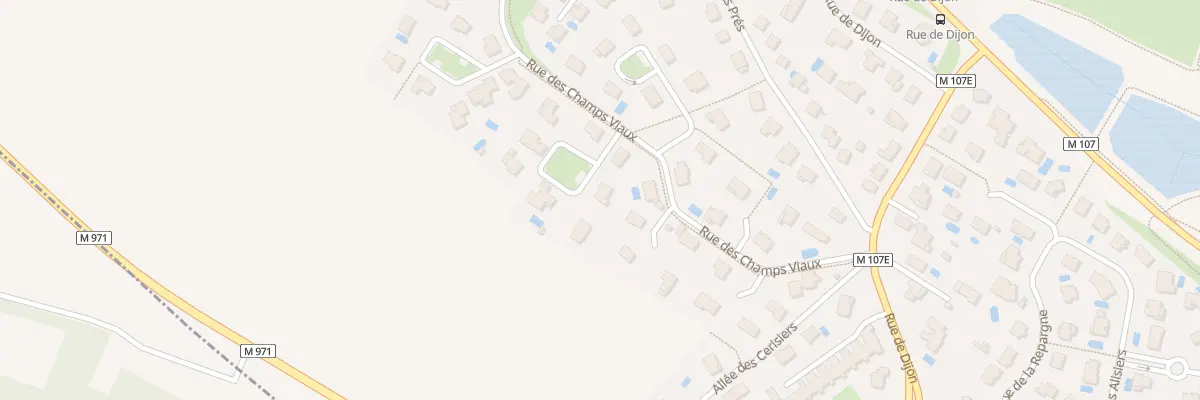 Plan du 23 Rue des Champs Viaux à Daix